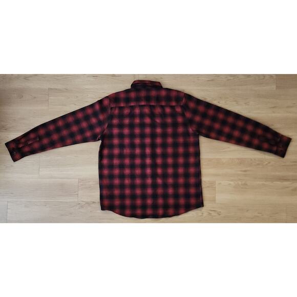 Dixxon Flannel Form & Function Red & Black Snap Buttons Men’s 2X Tall - Picture 2 of 10